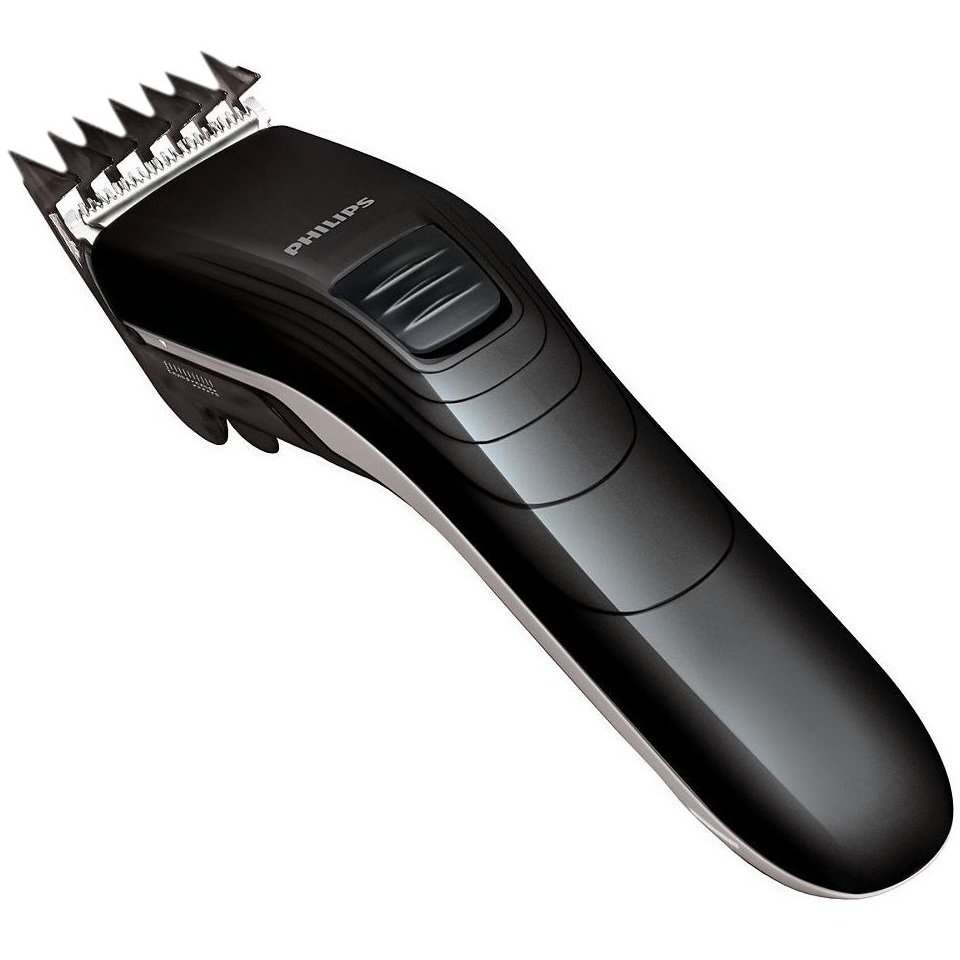 Aparat de Tuns QC5115/15 Lame Otel Inoxidabil 10 Setari Lungime Utilizare cu Fir Negru