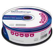 MediaRange CD-R 52x 700MB/80min Cake25