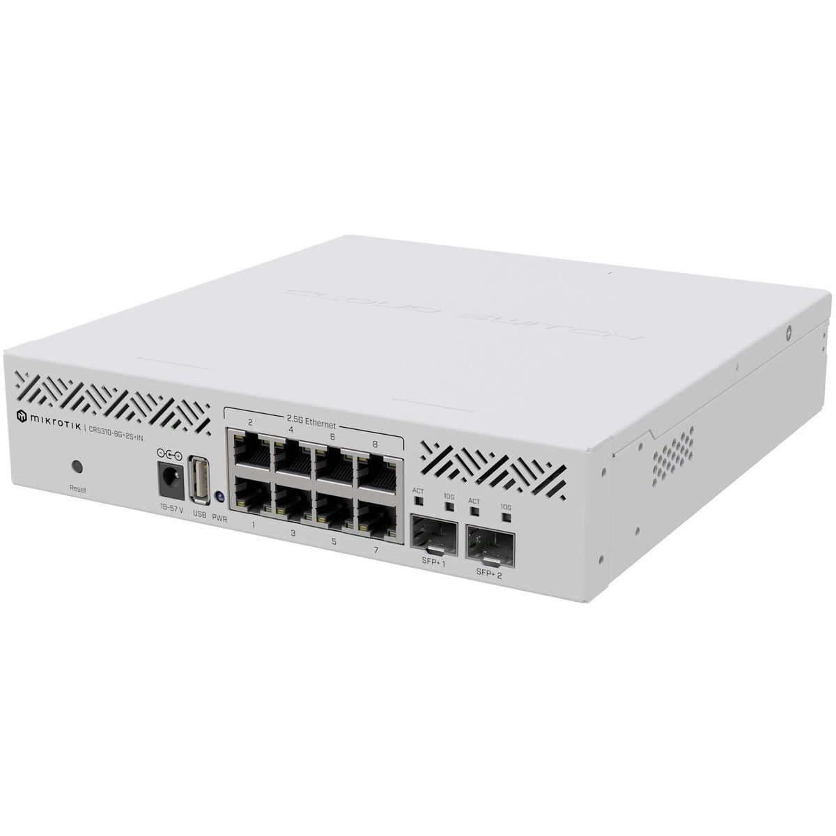 Mikrotik CRS310-8G+2S+IN 10p Managed 2.5G/Multigigabit/10G Switch