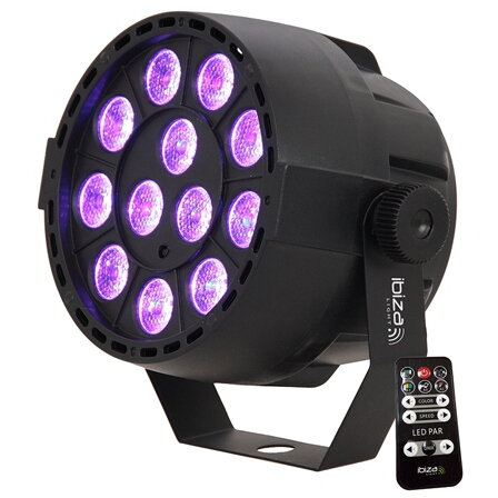 MINI PAR LED RGB DMX 12X3W