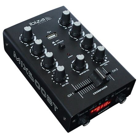 MIXER 2 CANALE CU BLUETOOTH SI USB