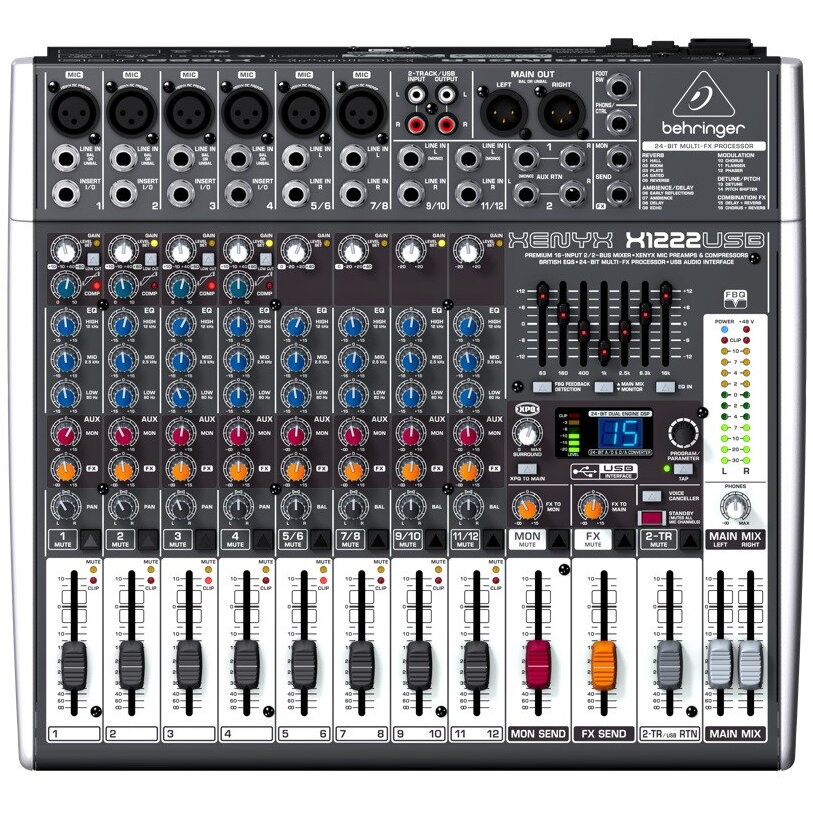 Mixer Audio X1222USB 4 channels