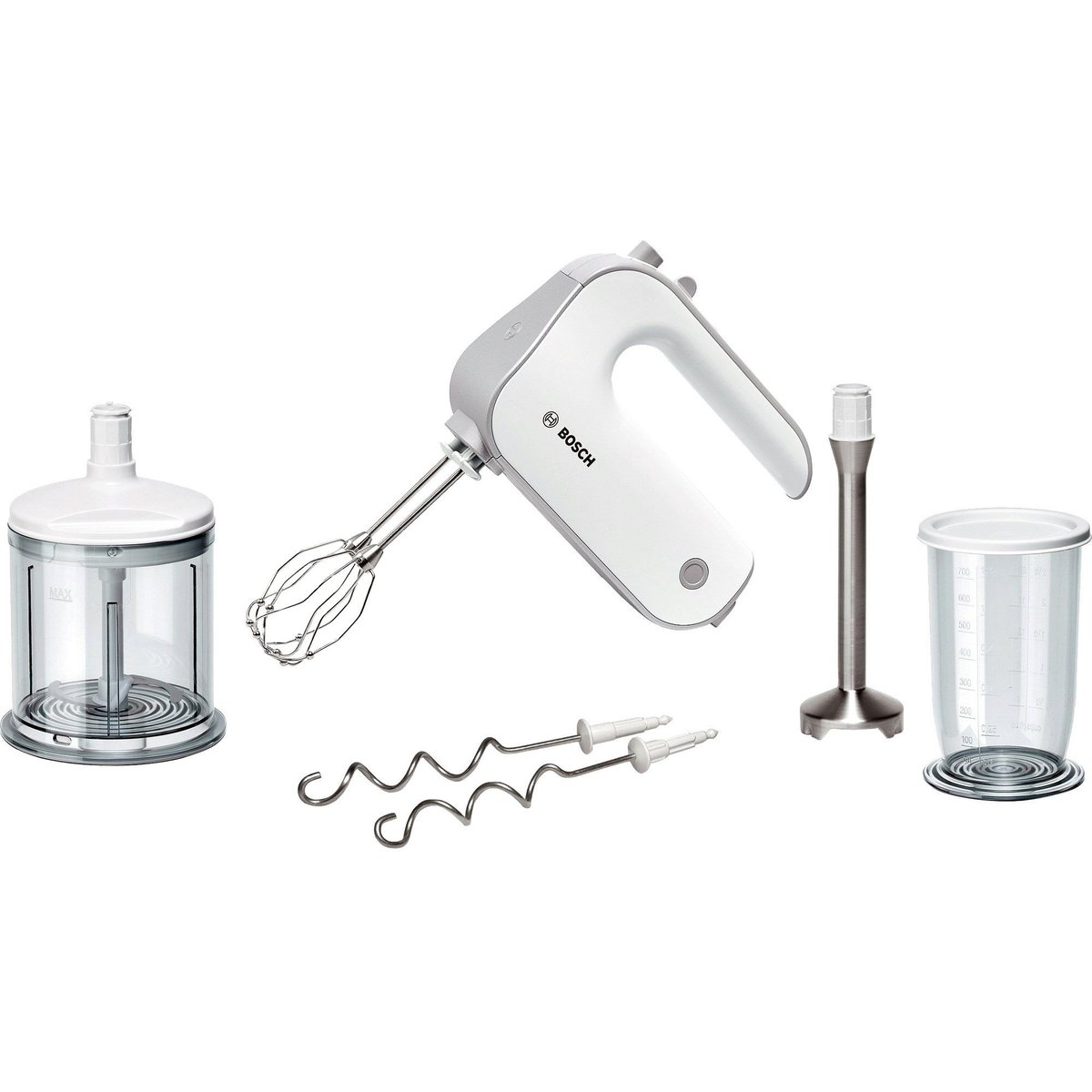 Mixer MFQ4080 Styline Putere 500W Spirale din Otel Inoxidabil 5x Viteze Alb
