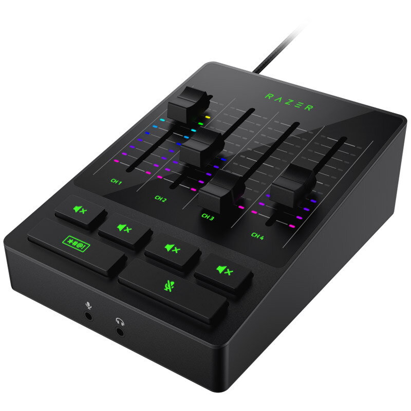 Consola Mixare Windows 10 4x Conexiuni Zone Iluminat 468g Negru