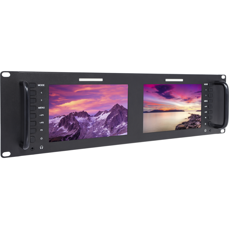 Monitor Foto / Video Seetec monitor D71 Dual 7&quot; 3RU 2*7 inch