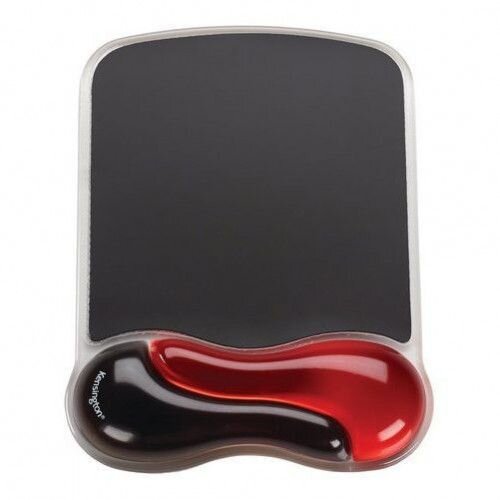 Mousepad Duo Gel Wristrest Negru/Rosu