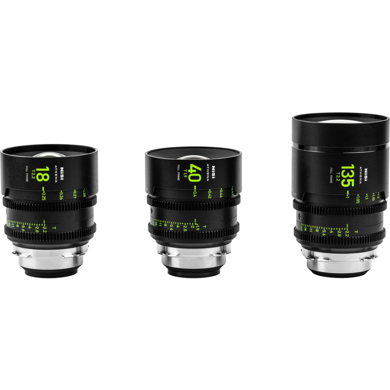 Obiectiv/Accesoriu NiSi Cine Lens Set Athena Prime Add-On (3 Lenses) E-Mount