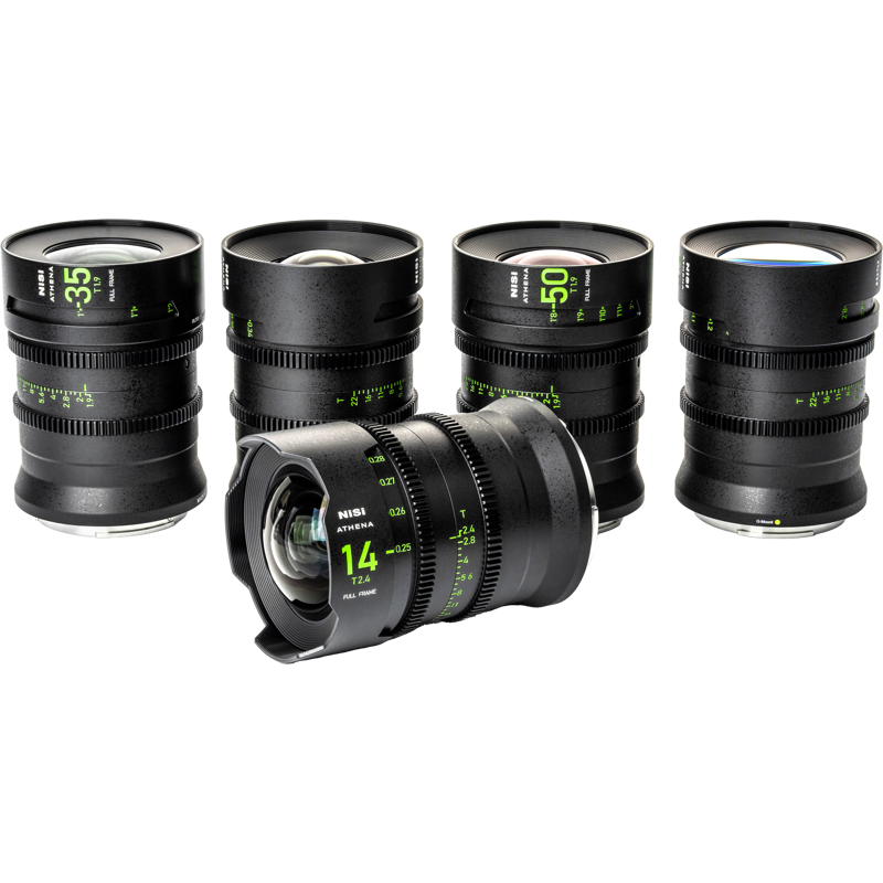 Obiectiv/Accesoriu NiSi Cine Lens Set Athena Prime Fuji G-Mount (Without Drop-In Filter)
