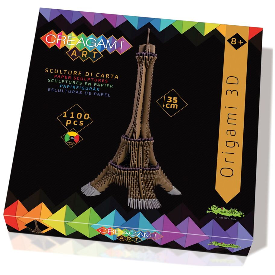 Origami 3D Eiffel Tower 1100 Pieces