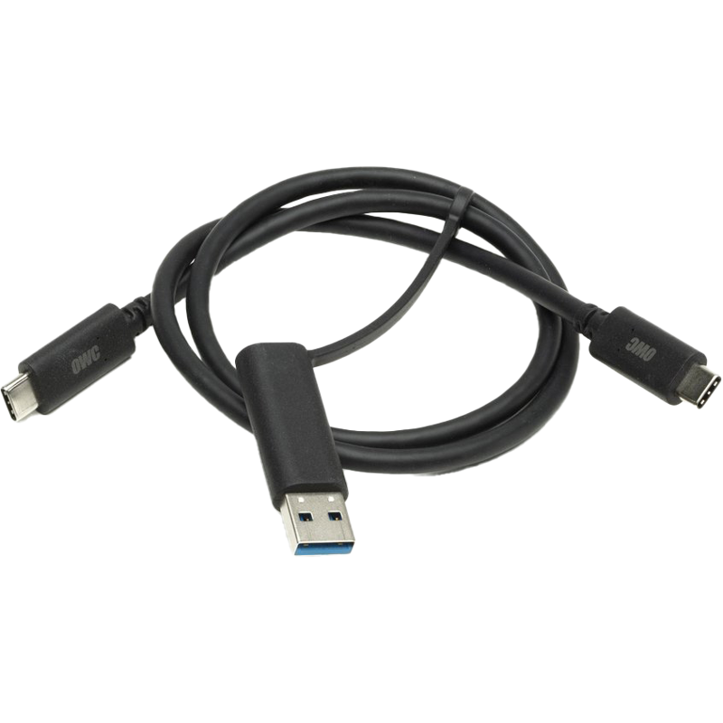 OWC USB-C to C  A with Tethered USB-A adapter 0.6 Meter