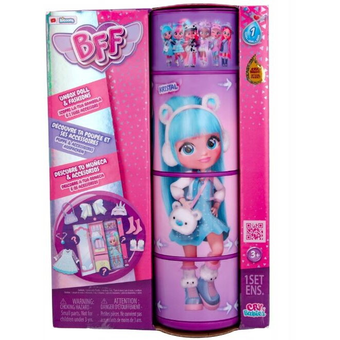 Papusa Cry Babies Bff Kristal doll