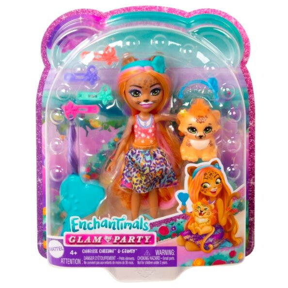 Papusa Deluxe Enchantimals Cheetah 