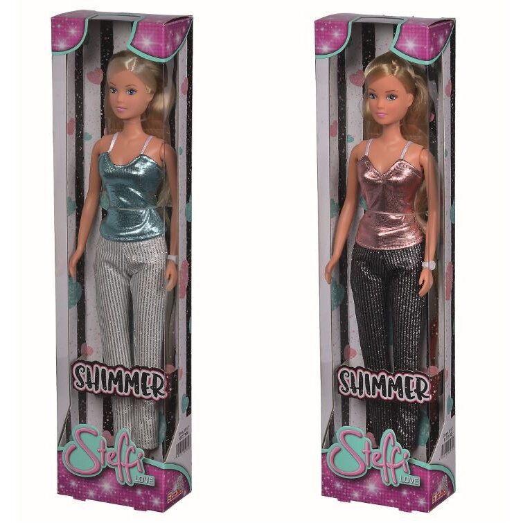 Papusa Steffi in a shiny costume, 2 types