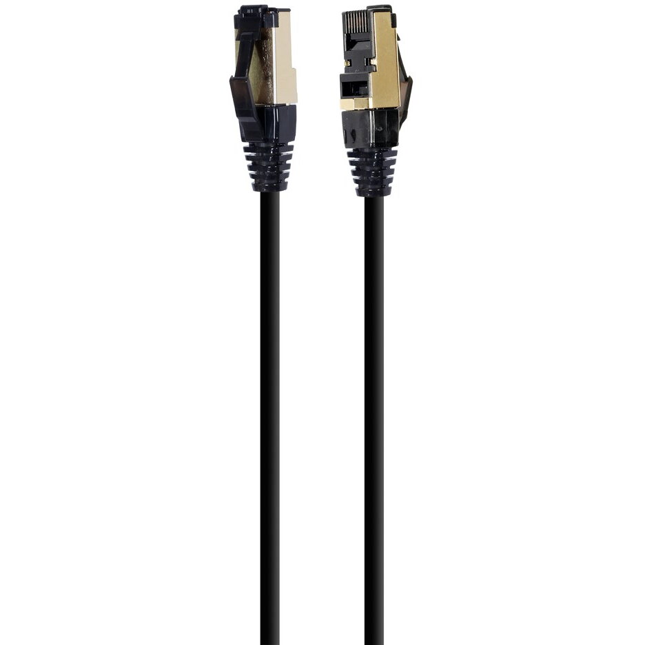 Patch cord PP8-LSZHCU-BK-10M S/FTP Cat. 8 LSZH 10m Black