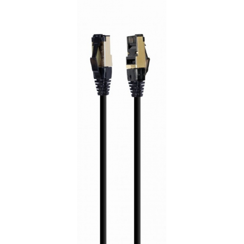 Patchcord S/FTP Cat8 0.5m Black