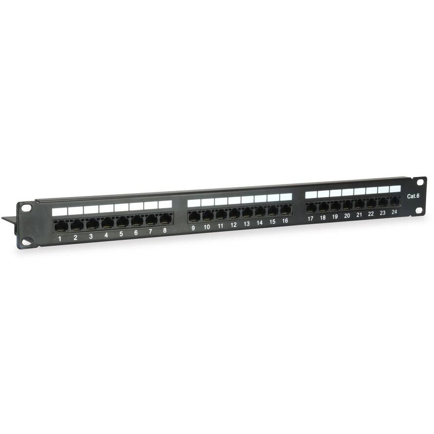 Patchpanel 24x RJ45 Cat6 19 1HE UTP