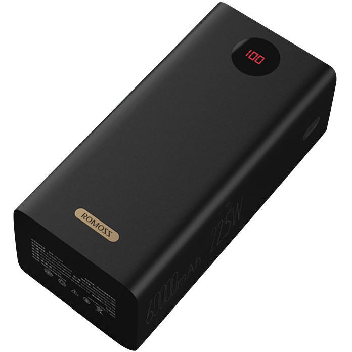 PEA60 60000mAh, QC + PD, 22.5W Negru