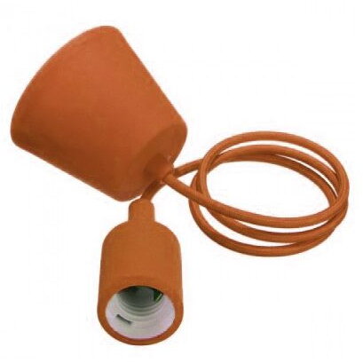 PENDUL TAVAN PORTOCALIU 1M, E27