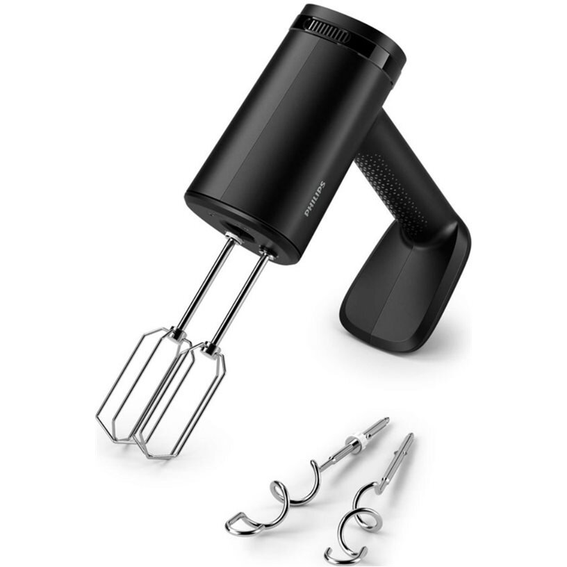 Philips Hand Mixer HR3781/00, 5000 Series, Black