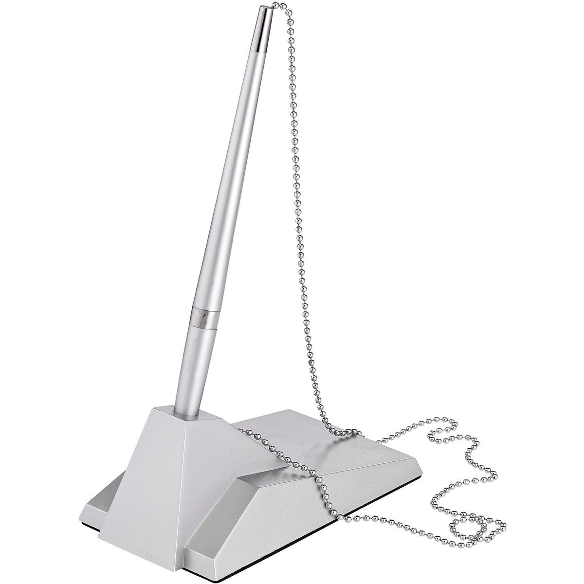 Pix cu suport autoadeziv, cu lantisor metalic, ALCO - argintiu