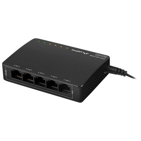Switch DSP3-1005 60W 5 Porturi Negru
