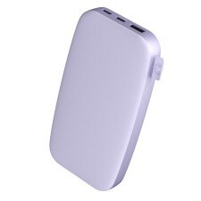 Powerbank 18000mAh USB-C Connection,Ultra Fast Char. & 20W PD, Dreamy Lilac