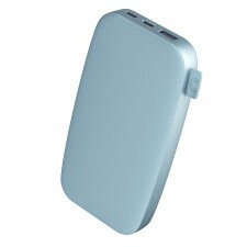 Powerbank 18000mAh USB-C Connection,Ultra Fast Charg. & 20W PD, Dusky Blue