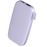 Powerbank 6000mAh with USB-C Connection, Fast Charging, Dreamy Lilac