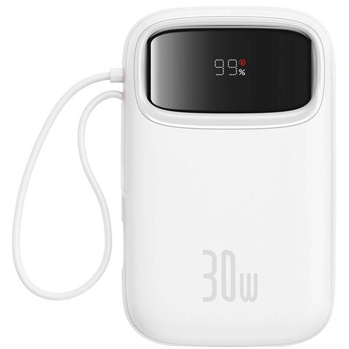 Powerbank Baseus QPow 2 10000mAh 30W (white)
