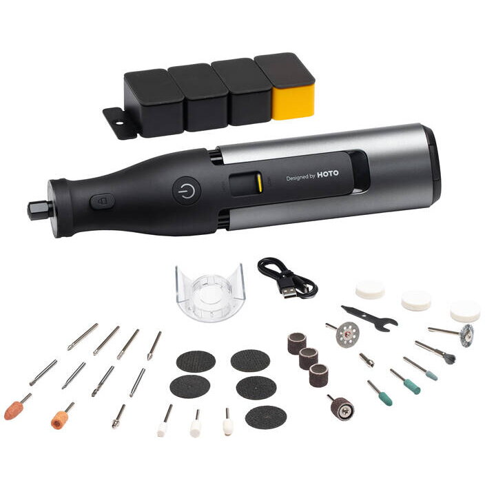 Precision multifunctional rotary tool 12V 36 pcs set HOTO QWLDM002 35000RPM