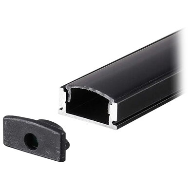 Profil Banda LED 2M 17.4MMx7MM Aluminiu  Negru