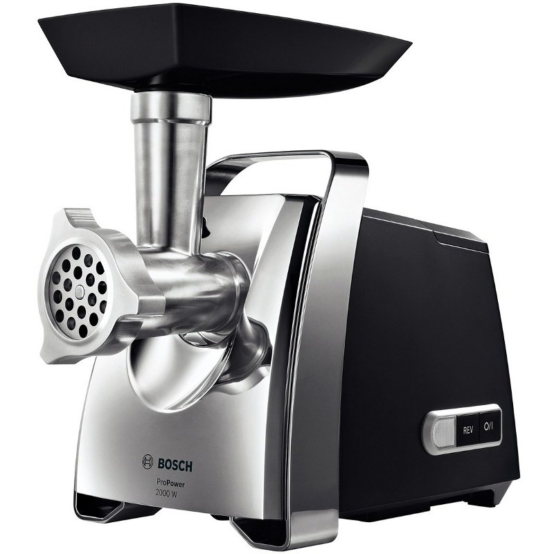 Masina de Tocat Carne MFW67440 ProPower 2000W 3.5kg/min Accesoriu Carnati/Feliere/Razuire/Kebbe Negru/Argintiu