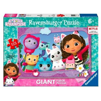 Puzzle 125 elementów Gigant Koci Domek Gabi