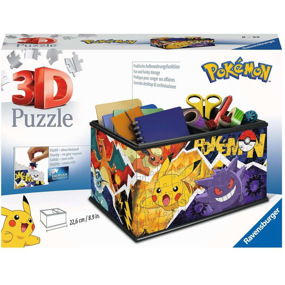 Puzzle 216 elements 3D Pokemon box