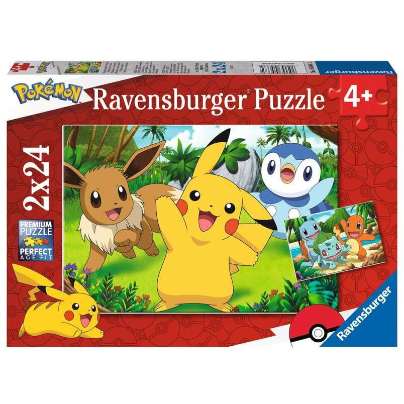 Puzzle 2x24 Piese Pokemon
