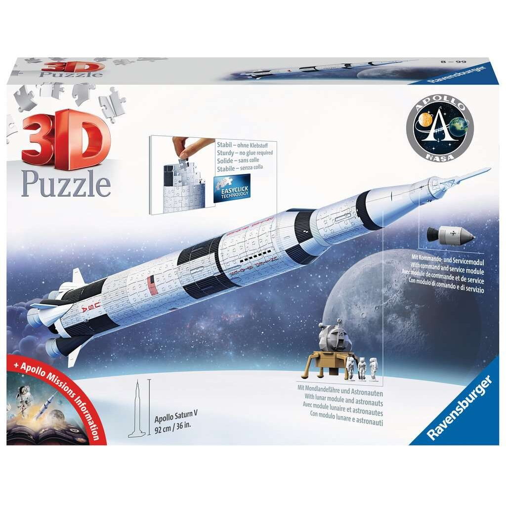 Puzzle 3D Apollo Saturn V