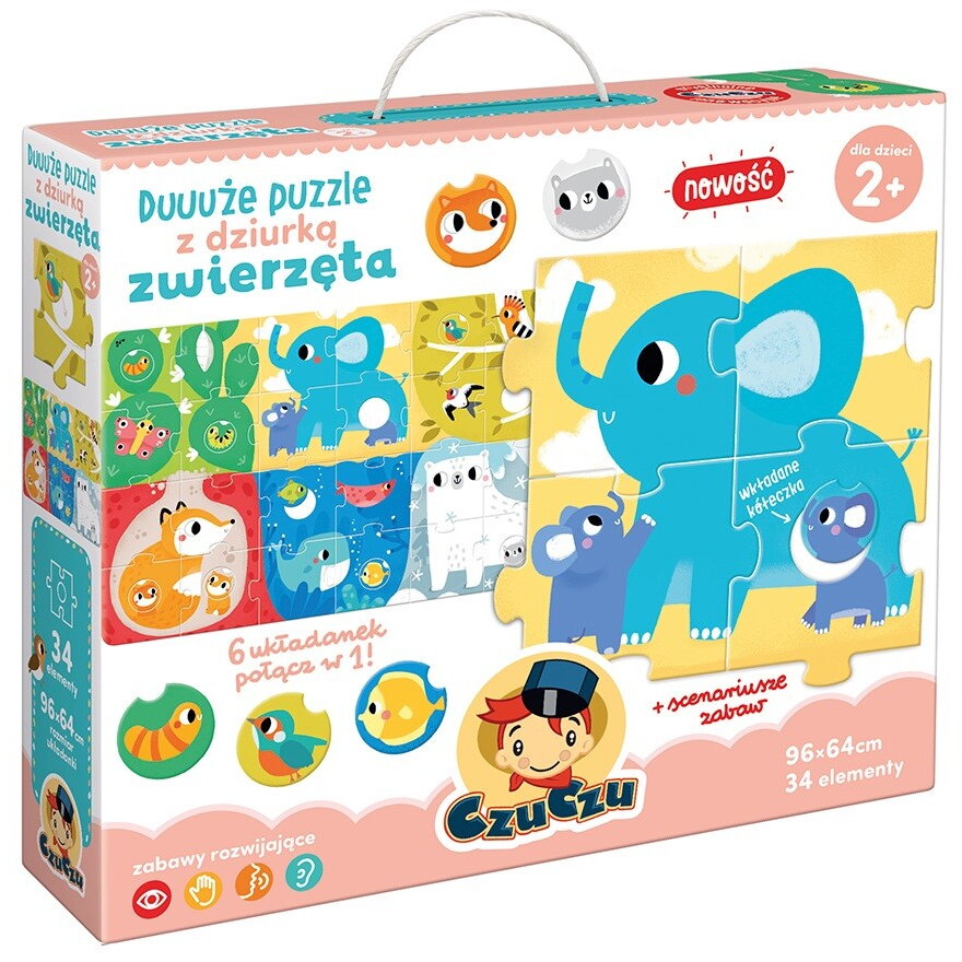 Puzzle Big with a hole - Animals 1545