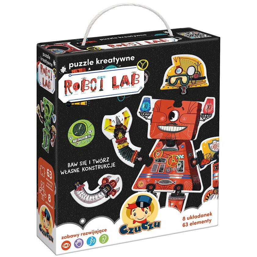 Puzzle Creative puzzles 63 elements - Robot Lab