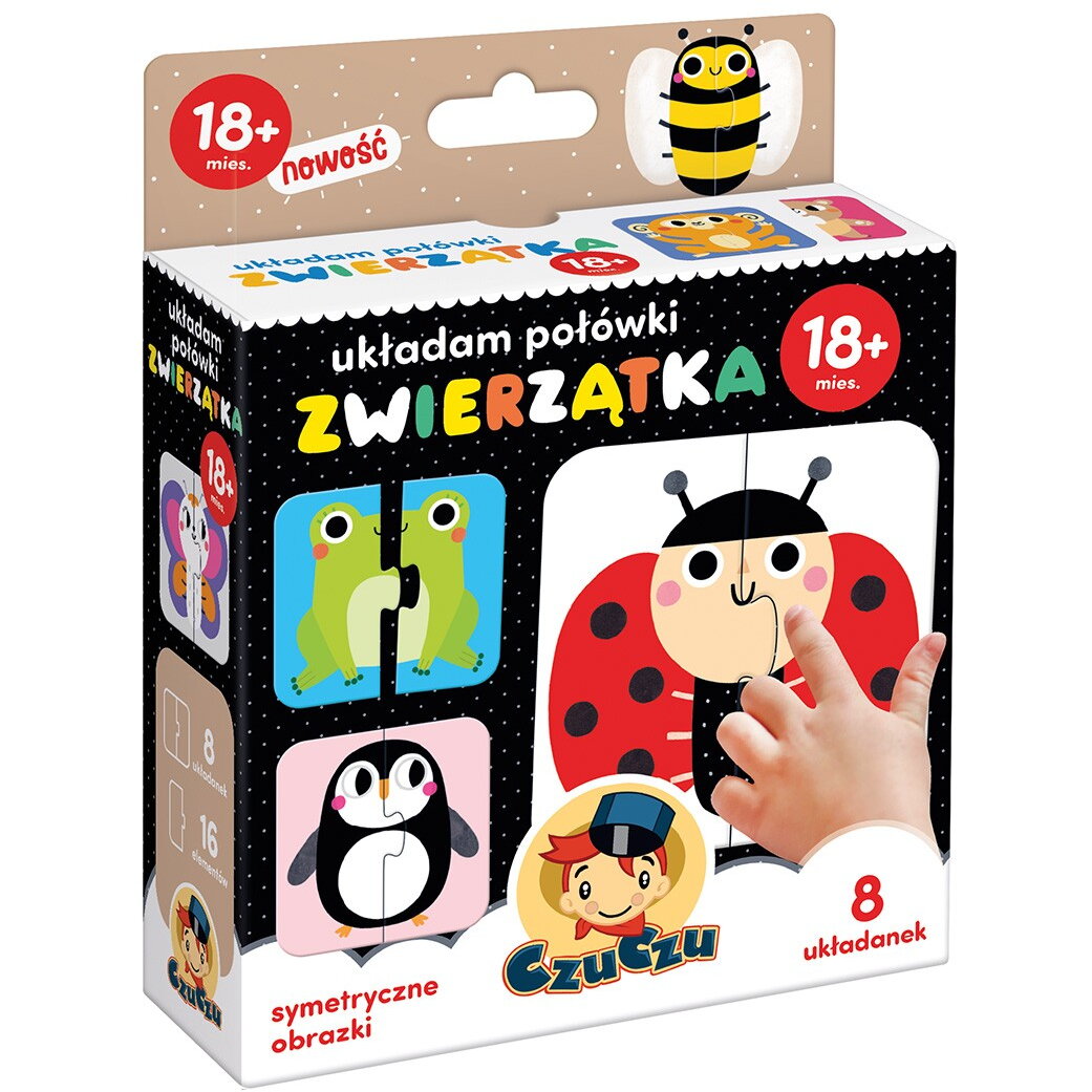 Puzzle CzuCzu I arrange the halves - Animals 1194