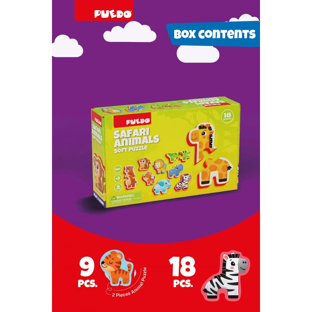 Puzzle PUZZLE ANIMALELE DIN SAFARI