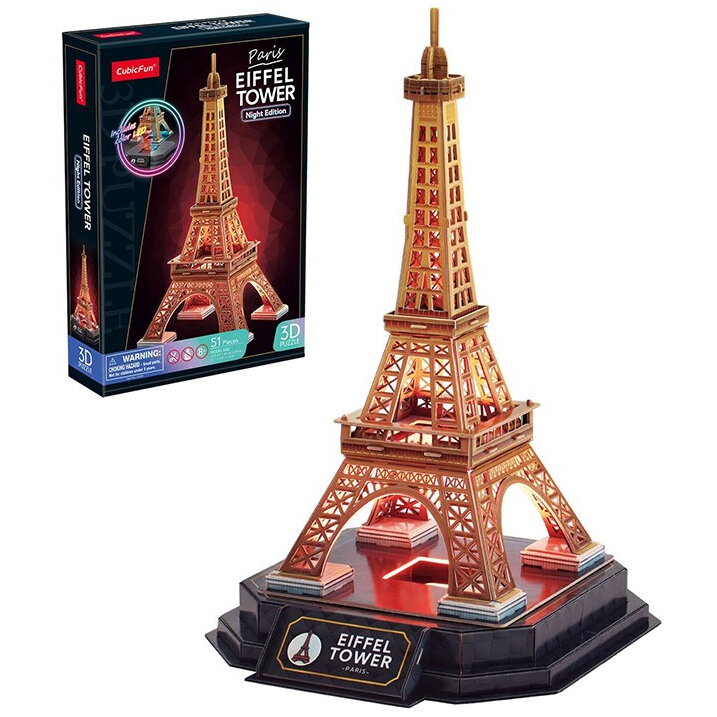 Puzzle Puzzles 3D LED Eiffel Tower (night edition)