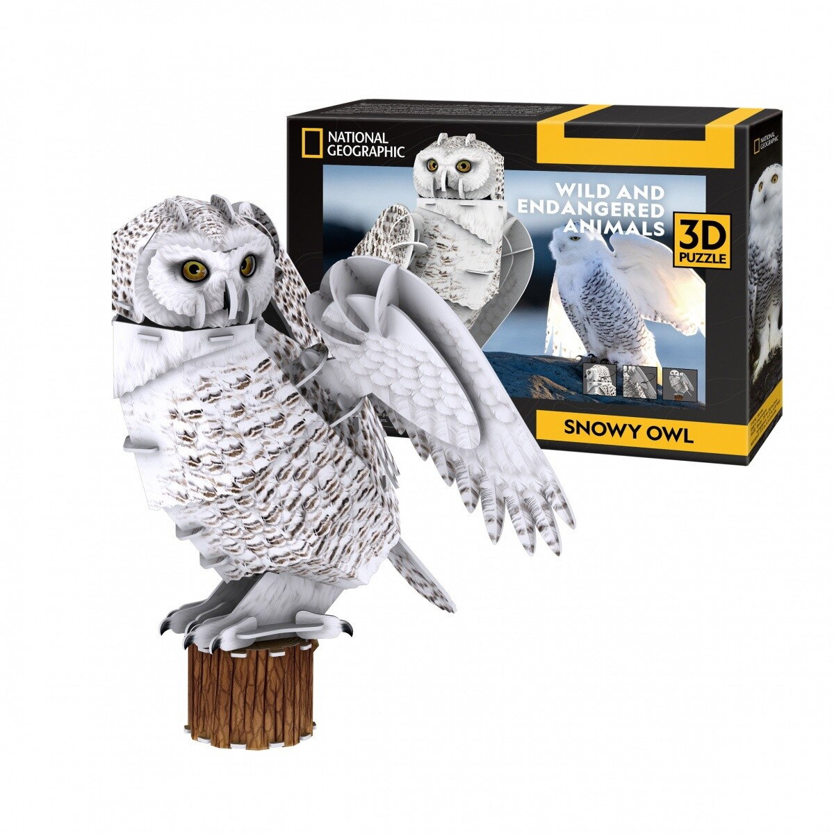 Puzzle Puzzles 3D Snowy Owl