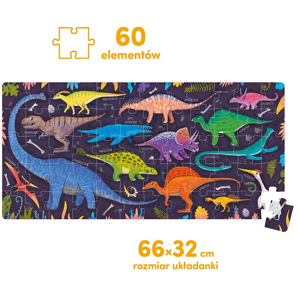 Puzzle Puzzles 60 elements Grr Dinosaurs