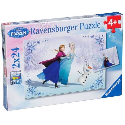 Puzzle Ravensburger Sisters Always 2 X 24 buc Puzzle Disney Frozen