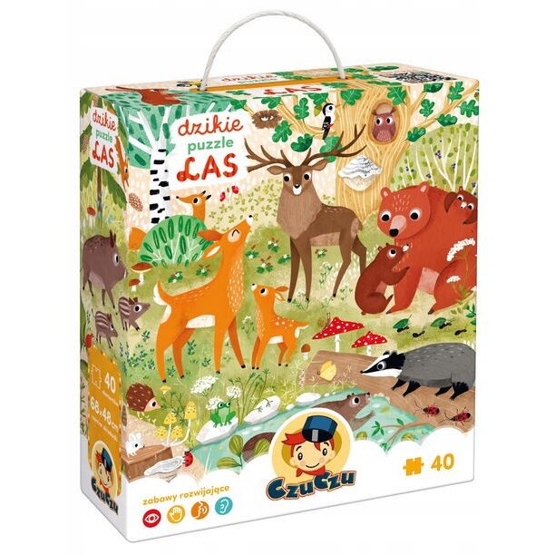 Puzzle Wild - Forest 40 pcs