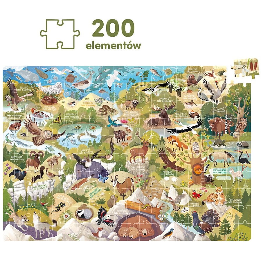 Puzzle Wild puzzles - National Parks 200 pcs