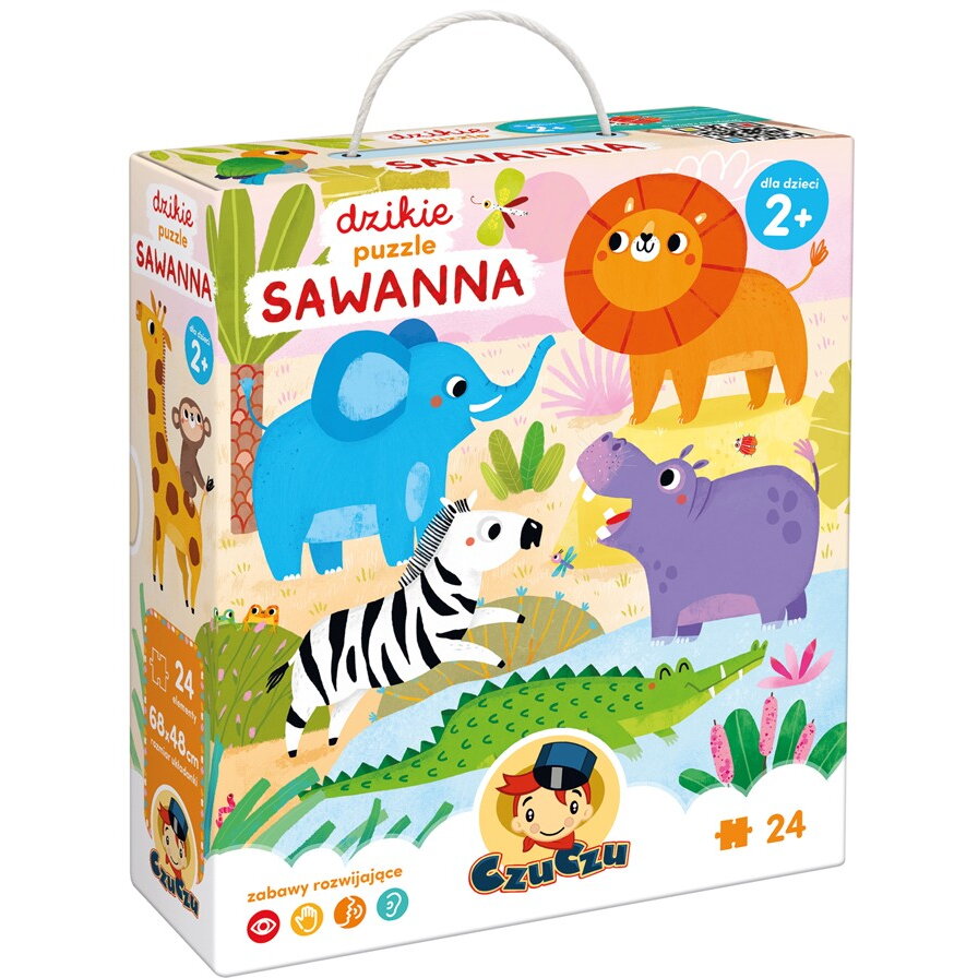 Puzzle Wild savanna 24 elements