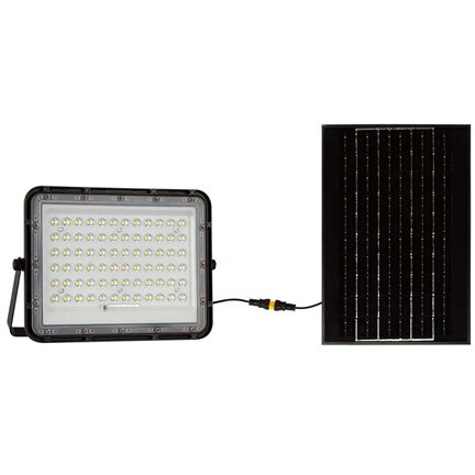 REFLECTOR CU INCARCARE SOLARA 15W 1200LM 4000K - NEGRU