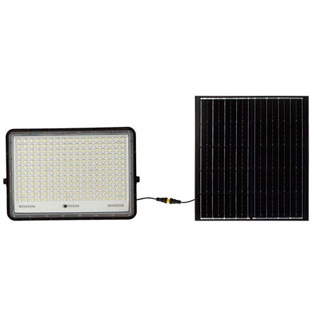 REFLECTOR CU INCARCARE SOLARA 30W 2300LM 6400K - NEGRU