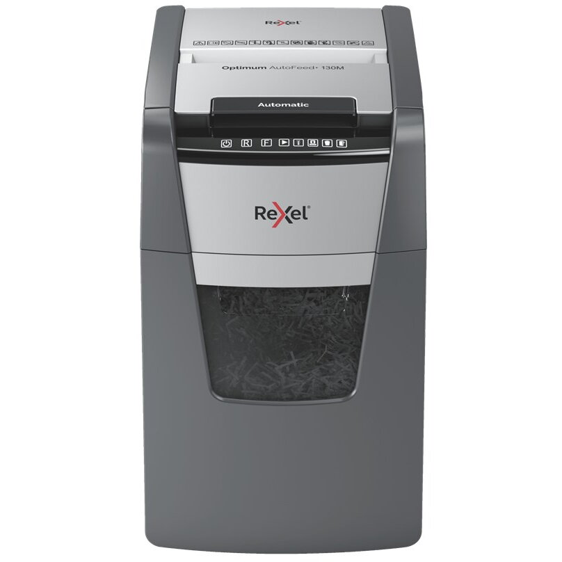 Rexel Shredder Optimum AutoFeed+ 130M, (P-5), 130 sheets, 44 l basket